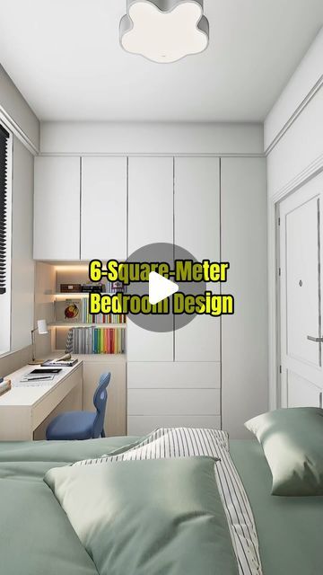 Square Room Set Up Bedroom, 2.5m X 3m Bedroom Layout, 3x3 Meters Bedroom Ideas, 9sqm Bedroom, 10×10 Bedroom Design, 9x10 Bedroom Layout, Mini Walk In Closet Ideas Small Spaces, Square Bedroom Ideas, Homecraft Designer