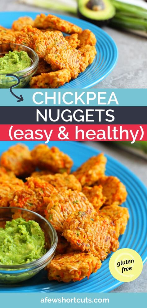 Toddler Chicken Recipes, Veggie Chicken Nuggets, Chickpea Nuggets, Chickpea Recipes Easy, Meatless Chicken, Picky Toddler Meals, Easy Baby Food Recipes, Kids Lunch Recipes, Nuggets Recipe