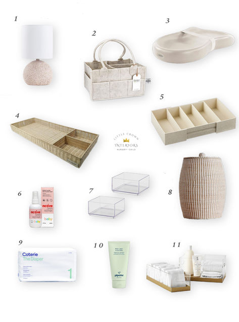 Head to the blog to see some of our favorites items and accessories that you can use to make your changing table more efficient. Organizing a changing table and dresser might seem daunting, but with a few product the space and be super easy to keep tidy and functional. How To Organize Changing Table, Dresser Changing Table Decor, Small Changing Table Ideas, Changing Table Ideas, Ikea Changing Table, Changing Table Decor, Changing Table Organization, Nursery Interior Design, Dresser Top