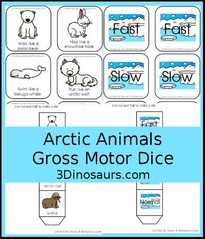 Beluga Whale Activities Preschool, Arctic Animals Preschool Activities, Preschool Movement, Polar Animals Preschool, Polar Activities, Arctic Animals Activities, Arctic Animals Preschool, Motor Skills Preschool, Movement Cards