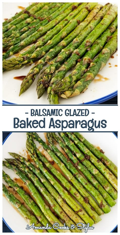 Asparagus On The Bbq, Balsamic Asparagus, Oven Baked Asparagus, Asparagus Balsamic, Fig Balsamic Vinegar, Easy Asparagus Recipes, Best Asparagus Recipe, Asparagus Recipes Baked, Asparagus Recipes Roasted