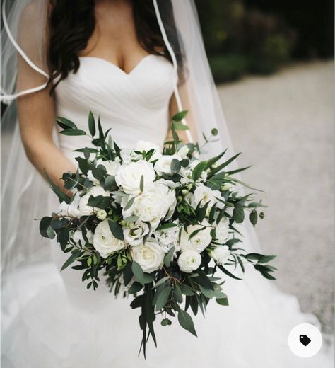 Freeform Wedding Bouquet, Dark Green And White Bouquet, Emerald Green Wedding Flowers, Ranunculus Bouquet White, Freeform Bouquet, Shrek Wedding, White And Green Wedding Flowers, Green And White Wedding Flowers, Middleton Lodge