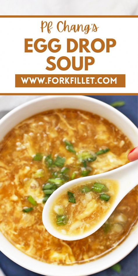 If you're craving comfort in a bowl, look no further than Pf Chang's Egg Drop Soup Recipe. Classic Egg Drop Soup, Low Carb Egg Drop Soup, Restaurant Egg Drop Soup, Egg Drop Soup Joanna Gaines, How To Make Egg Drop Soup At Home, Egg Drop Soup For One, P.f. Chang’s Egg Drop Soup, Egg Drop Soup Recipes, Egg Flour Soup