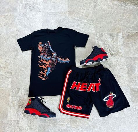 Black Teens Fashion, Drip Fashion, Jordan 4 Outfit, Air Jordan Outfit, Summer Swag Outfits, Jordan Outfit, Dope Fits, Fits For Summer, Summer Swag