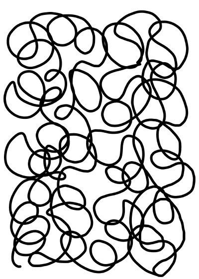 Squiggly line doodle Graphic Moodboard, Squiggle Art, Squiggly Lines, Collage Fodder, Bad Drawings, Line Doodles, Wire Sculpture, Line Tattoos, Art Table