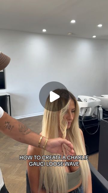 Charlie Gauci on Instagram: "How to create loose waves! This would have to be my most requested video so here it is!! 🫶🏻  #haircurlingtutorial #charliegaucihair #hairtransformation #balayage #fyp #hairturtorial #hairwavetutorial" How To Do Loose Curls, Loose Waves Hair Tutorial, Big Waves Hair, Wave Curls, How To Dye Hair At Home, Hair Curling Tutorial, Texture Spray, Loose Waves Hair, Waves Curls