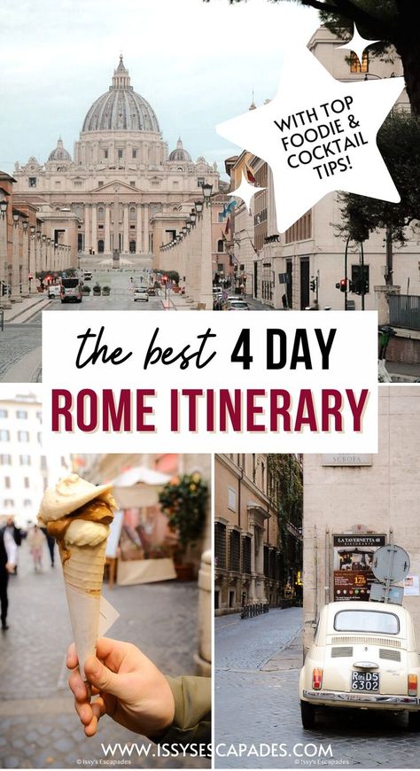 Discover how to get to the heart of the Eternal City with this comprehensive 4 day Rome itinerary, that teaches you all you need to know! *** rome 4 day itinerary| 4 days in rome| 4 day rome itinerary| 4 days in rome itinerary| rome 4 days| rome itinerary 4 days| itinerary for rome| rome travel itinerary| rome trip itinerary| rome italy itinerary rome italy travel guide| rome travel guide| rome travel guide things to do| rome vacation travel guide| 5 Days In Rome Itinerary, Rome In 4 Days, Rome 4 Day Itinerary, Rome Itenary 4 Days, 4 Days In Rome Itinerary, Rome Itinerary 3 Days, Rome In February, 4 Days In Rome, Rome Tips