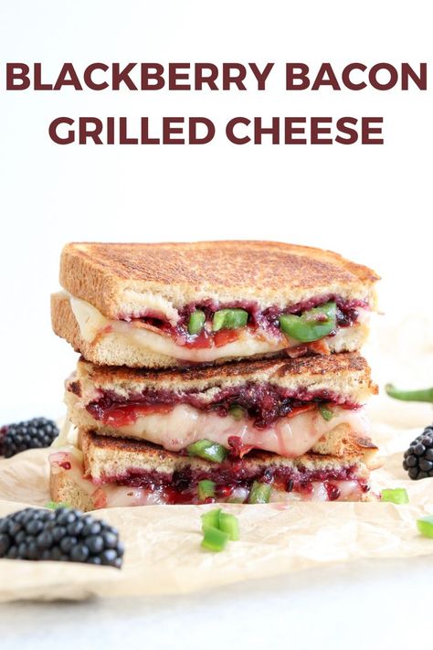 Bacon And Jam Grilled Cheese, Blt With Jam, Tomato Bacon Grilled Cheese, Sandwiches With Jam, Blackberry Bacon Grilled Cheese, Elevated Grilled Cheese, Grown Up Grilled Cheese, Mystic Grill, Sandwich Melts