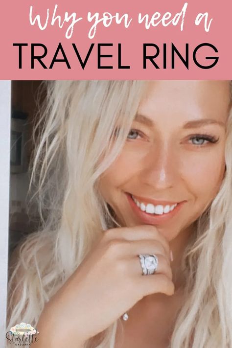 Why You Need a Travel Ring �– StarletteGalleria.com Travel jewelry. Travel wedding ring. What is a travel ring? Avoiding loss and theft on vacation with a travel ring. Travel engagement ring. Replacement ring. Replacement engagement rings. Do Widows Wear Wedding Rings, Fake Engagement Rings For Travel, Best Fake Wedding Rings, Faux Diamond Rings Engagement, Faux Engagement Ring, Travel Wedding Ring, Fake Wedding Rings For Travel, Fake Wedding Ring, Travel Engagement Ring