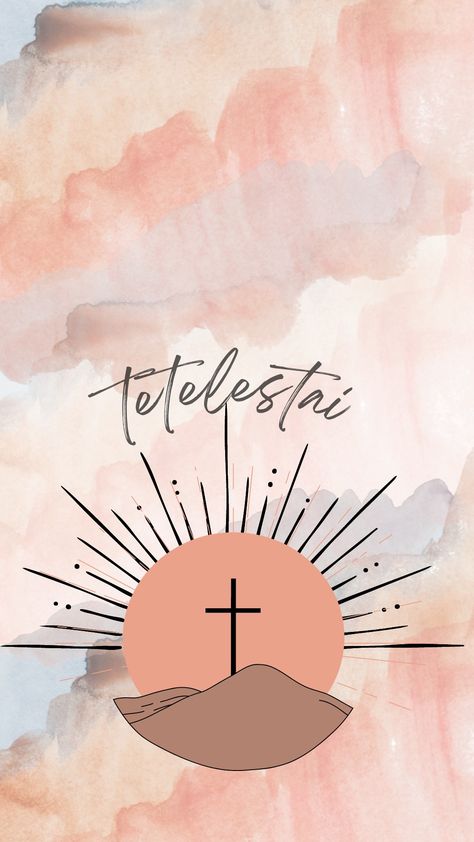 He is risen!! Christ Is Risen Wallpaper, Tetelestai Wallpaper, It Is Finished Wallpaper, He Is Risen Tattoo, He Has Risen Wallpaper Iphone, He Is Risen Wallpaper Iphone, Resurrection Wallpaper Iphone, He Is Risen Background, He Is Risen Wallpaper Aesthetic