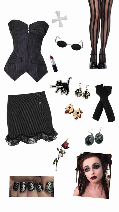 Halloween Tim Burton outfit Tim Burton Outfits, Tim Burton, Halloween Outfits, Outfit Inspo, Halloween, Clothes For Women