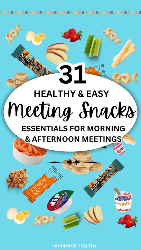 healthy meeting snacks Snacks For The Office, Must Have Snacks, Meeting Snacks, Healthy Office Snacks, Snack List, Sugar Foods, Healthy Office, Team Snacks, Office Snacks