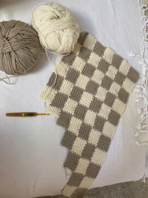 Checker Crochet, Checker Crochet Pattern, Crochet Checkerboard Pattern, Checkered Crochet Pattern, Checkerboard Crochet, Crochet Checkered, Checkered Crochet Blanket, Crochet Checkered Blanket, Hdc Crochet