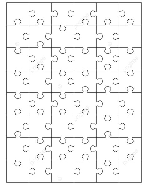 Puzzle Drawing Ideas, Puzzle Overlay, Puzzle Aesthetic, Puzzle Piece Template, Puzzle Piece Crafts, Puzzle Drawing, Sunflower Coloring Pages, Army Crafts, Create Your Own Puzzle