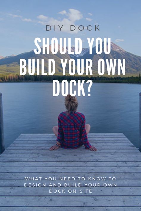 Whether your dock is a total wreck or it’s just not your style, there are several resources to help you replace it, from parts, to complete building plans, to folks who will help you design and build your own and even construct it on-site. #boat #lake #lakehouse #dock #diy How To Build A Dock On A Lake, Lake Dock Designs, Docks On The Lake Ideas, Pond Dock Ideas, Boat Dock Ideas Lakeside, Lake Dock Ideas, Pond Pier, Lakehouse Dock, Dock Ideas Lakeside