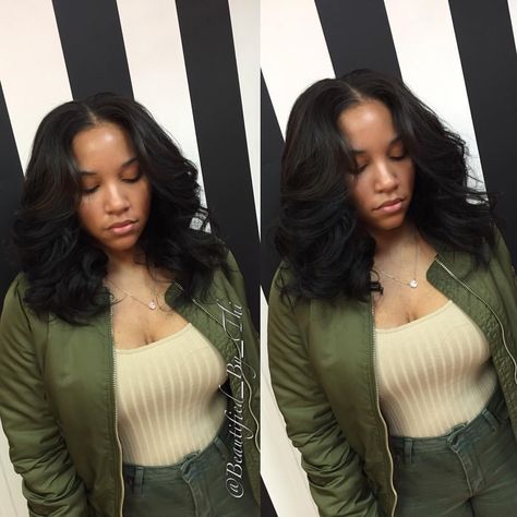 See this Instagram photo by @beautified_by_thi • 335 likes Twisted Hair, Hair Laid, Hair Crush, Sew In, Love Hair, Black Girls Hairstyles, Lace Frontal Wig, Body Wave, Prom Hair