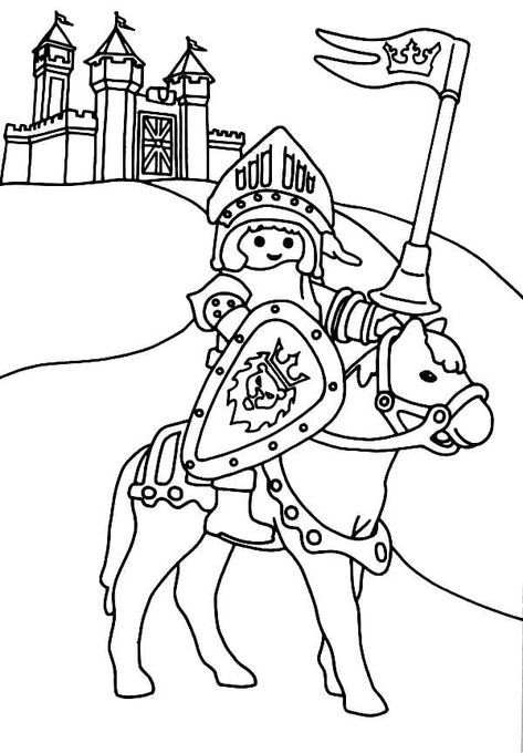 Knight On A Horse, Church Picnic, Illustration For Kids, Page Illustration, Maps For Kids, Horse Coloring Pages, Picnic Set, Knight Armor, Program Ideas