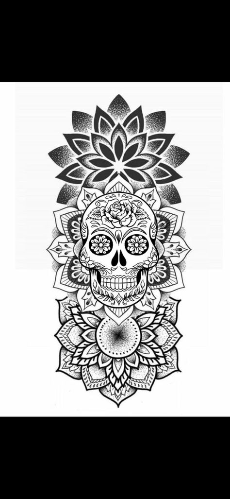 Mens Mandala Tattoo Design, Aztec Mandala Tattoo, Mandela Tattoo Elbow, Skull And Mandala Tattoo Design, Skull Tattoo Mandala, Geometric Skull Tattoo Design, Mandala Tattoo Stencil Men, Geometric Tattoo Half Sleeve, Mandela Tattoo Men