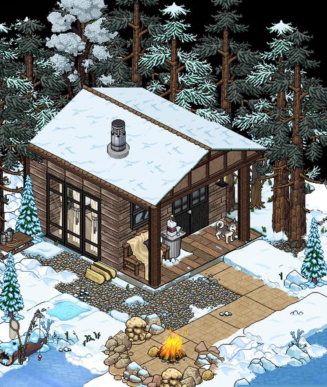 #Habbo #Pixel #Art #Details #Build #Virtual Pixel Art House, Dream House Drawing, Habbo Hotel, Pixel Art Landscape, Modern Apartment Design, Cool Pixel Art, Art Details, Isometric Art, Pixel Design