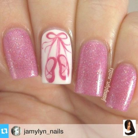 Instagram media by nailpromote – #Repost @jamylyn_nails ・・・ Here’s a s… Instagram media by nailpromote – #Repost @jamylyn_nails ・・・ Here’s a swatch of ‘Prima Assoluta’ by Ashlie Jade. Named after… Nail Polish Ideas Easy, Dance Nails, Ballet Nails, Romantic Nails, Unicorn Nails, Disney Nails, Nails Only, Jelly Nails, Shellac Nails