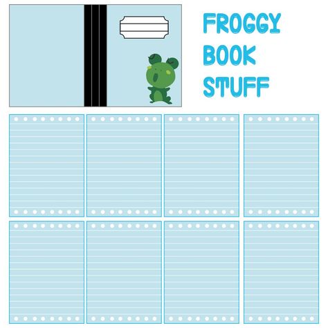 Print My Froggy Stuff Printables Doll Printables My Froggy Stuff, Miniature School Printables, Mini School Supplies Printables, Barbie Printables My Froggy Stuff, My Froggy Stuff Printables, Printable Mini Books, Printables Wallpaper, My Froggy Stuff, Miniature School