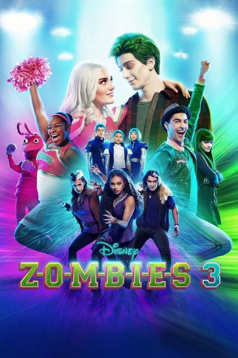 Y2k Baddie Aesthetic, Zombie 3, Zombies Disney, Zombies 3, Disney Zombies, Disney Movie Posters, Zombie Humor, Y2k Baddie, Meg Donnelly