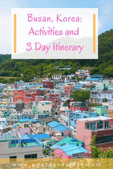 The best things to do in Busan and 3 day Busan itinerary #busan #southkorea Things To Do In Busan, Busan Itinerary, Korea Vacation, Cities In Korea, Travel Korea, Busan Korea, Seoul Travel, South Korea Travel, Travel Wishlist