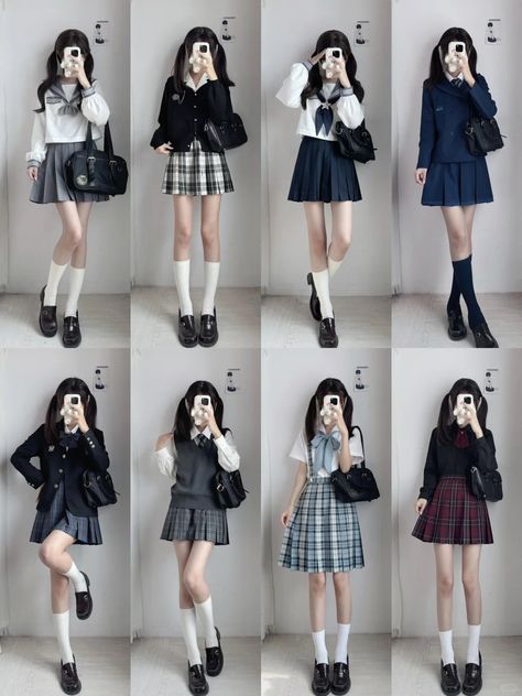 Japanese School Outfits, Tokyo Trip, Draw Chibi, Women Portrait, Fashion Kawaii, Japanese Bag, Photo Cute, Girl Fashion Style, Studying Abroad