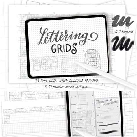 ✅⬆️CLICK THE LINK!!⬆️ Download this FREE Procreate Lettering Grids Set! 50+ unique grids to help you create stunning lettering & hand lettering. #procreate #lettering . #Lettering_Grid #Free_Procreate #Bold_Letters #Procreate_Lettering Lettering Grid, Procreate Downloads, Lettering Procreate, Free Procreate, Beautiful Lettering, Procreate Brushes Free, Procreate Lettering, Photo Stock Images, Free Lettering