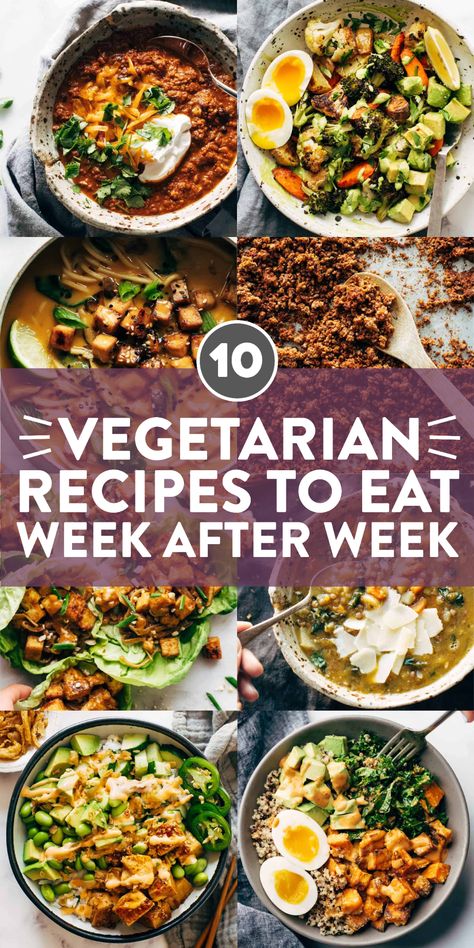 Really Healthy Dinner Recipes, Vegetarian Recipes Without Tofu, Healthy Dinner Recipes Lentils, Easy Beginner Vegetarian Meals, Easy Vegetarian Dinners For Two, Different Vegetarian Recipes, Vegetarian Cauliflower Recipes Dinner, Easy Crockpot Recipes Healthy Vegetarian, Last Minute Vegetarian Dinner