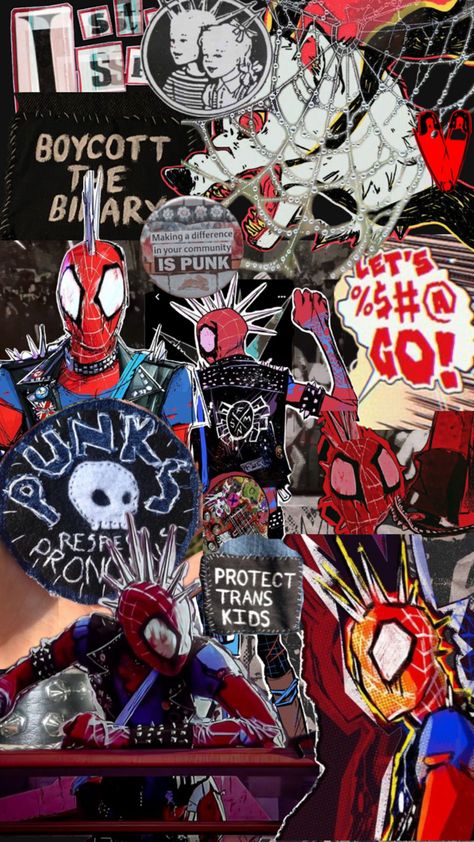 spiderverse, hobie brown, spider-man, spiderpunk, punk, wallpaper Spiderverse Hobie Brown, Spiderverse Hobie, Spiderpunk Wallpaper, Spiderpunk Spiderverse, All Spiderman, Punk Wallpaper, Hobie Brown, Spider Punk, Arte Punk