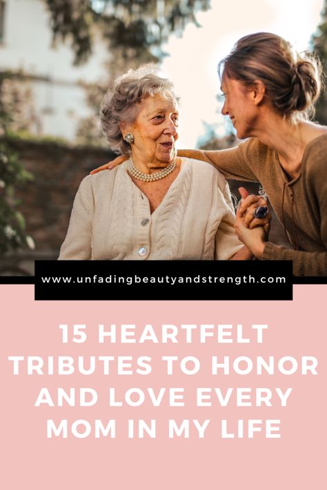 15 Heartfelt Tributes to Honor and Love Every Mom in My Life Tribute To Mom, Heartfelt Thanks, Romantic Words, To My Mom, Perfect Word, Marriage Tips, To My Mother, Christian Blogs, Mom Blogs