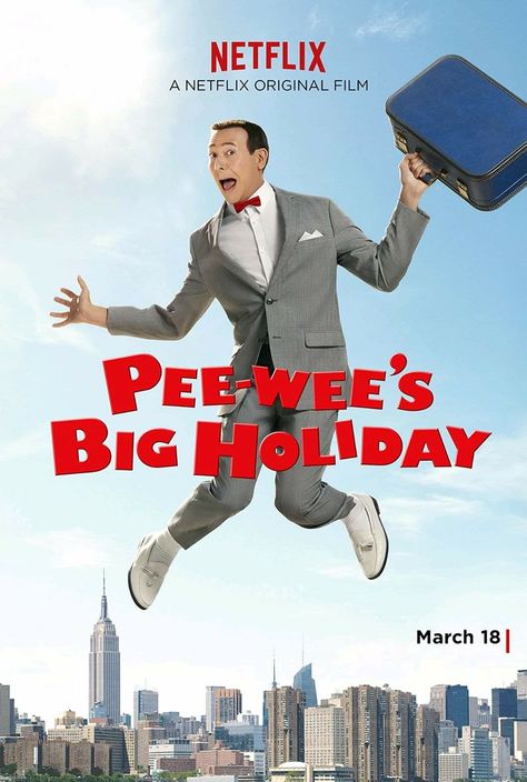 Corny Puns, English Play, Comedy Writing, Pee Wee Herman, Pee Wee, Epic Story, Holiday Poster, Netflix Originals, Netflix Movies