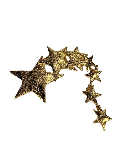 Excited to share the latest addition to my #etsy shop: Shooting Stars Brooch Textured Gold Tone Statement Piece Big Piece Kinetic Energy, Shimmer N Shine, Golden Star, Jewelry Pins, Shooting Stars, Pin Backs, Gold Texture, Vintage Brooches, Statement Jewelry