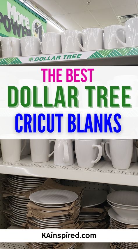 BEST CRICUT BLANKS FROM DOLLAR TREE What Cricut Should I Buy, Cricut Home Organization Projects, Things To Make On A Cricut, Circuit Crafts Ideas Diy Projects, Cricut Vinyl Projects Home Decor, Cricut Best Sellers, Best Selling Cricut Projects 2023, Cricuit Organization Ideas, Things To Personalize With Cricut