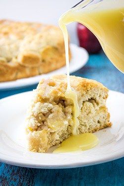 Irish Apple Cake with Whiskey Cream Sauce Whiskey Cream Sauce, Best Apple Cake, Baked Corned Beef, Irish Cake, Irish Apple Cake, Whiskey Cream, Caramel Apple Dump Cake, Custard Sauce, Apple Dump Cakes