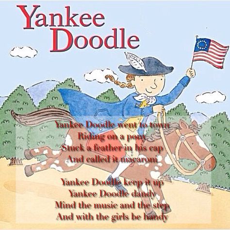 Doodle Lyrics, Yankee Doodle, Rhyming Books, Animal Book, Baby Bee, Kids Songs, Preschool Worksheets, New Pins, Nursery Rhymes