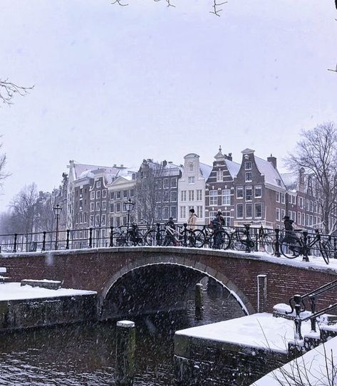 Netherlands Aesthetic, Amsterdam Winter, Aesthetic Winter, Aesthetic Coquette, Amsterdam Netherlands, Wishing Well, Winter Aesthetic, Travel Around The World, Travel Around