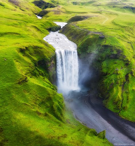 Skogafoss waterfall, Iceland Havasu Falls Arizona, Waterfall Iceland, Skogafoss Waterfall, Havasu Falls, Large Mural, Largest Waterfall, Yosemite Falls, Beautiful Waterfalls, Reykjavik