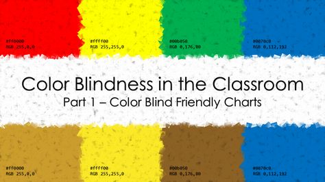 Color Blindness in the Classroom: Part 1 – Color Blind Friendly ... Color Vision Deficiency, Kindergarten Colors, Color Vision, Color Plan, Teacher Planning, Teaching Colors, Kindergarten Resources, Color Blind, Teaching Practices