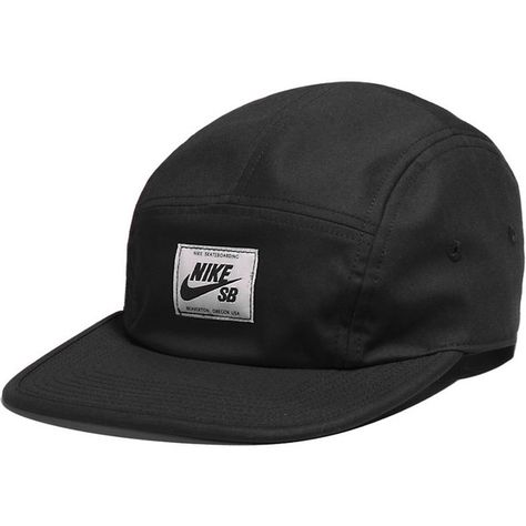 Nike SB Koston 5 Panel Hat found on Polyvore Cap Aesthetic, Streetwear Caps, Baseball Apparel, Dope Hats, 5 Panel Hat, Outfits Hombre, Running Hats, Baseball Outfit, Street Style Outfits Men