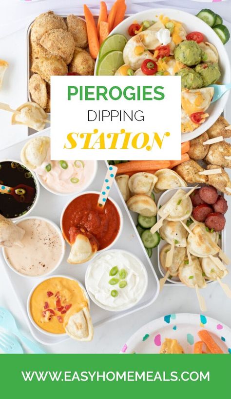 We can't wait to devour @Cutefetti's Pierogies Dipping Station using @MrsTsPierogies - we've never seen a spread so colorful creative! Create your own Pierogies Dipping Station today #mrstspierogies #FrozenFoodMonth #MFFM2023 Pierogi Charcuterie Board, Sauce For Pierogies Dipping, Pierogies Dipping Sauce, Perogie Dips, Dip For Perogies, Perogies Dipping Sauce, Perogie Appetizers, Perogies Appetizer, Pierogi Dipping Sauce