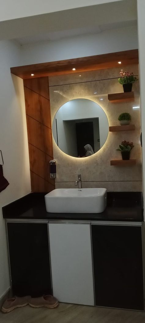 Dining Hall Wash Basin Design, Wash Basin Ideas In Hall, Wash Basin Ideas, Bathroom Ideas Indian, Basin Ideas, Dining Room Simple, Bathroom Cupboards, Down Ceiling Design, Pop Ceiling