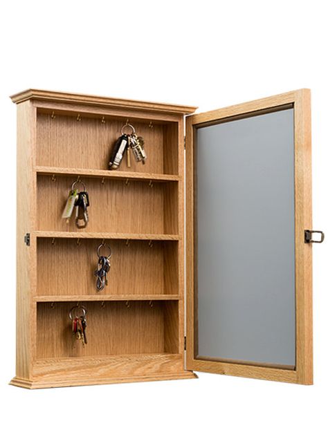 Key Box Holder Cabinets, Key Box Ideas, Diy Interior Furniture, Key Box Holder, Military Coin Display, Inside Kitchen Cabinets, Build Wall, Key Holder Diy, Decorative Shelving