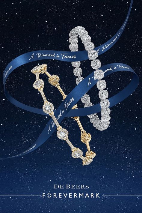 This Holiday, cherish the bonds that last with beautiful, rare, and responsibly sourced diamond bracelets from De Beers Forevermark. Diamond Bracelet Photography, Jewelry Poster, Jewellery Advertising, Forevermark Diamonds, Jewelry Product Shots, Jewelry Store Design, Jewelry Photoshoot, New Year Designs, Cosmetic Design