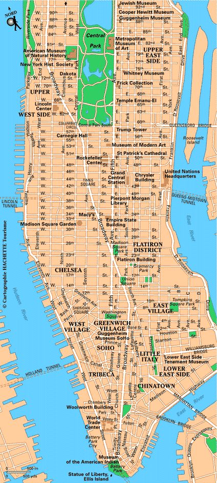 Carte New York : Plan New York - Routard.com Manhattan Park, New York Noel, Photo New York, Central Building, Voyage New York, Jewish Museum, Guggenheim Museum, Lincoln Center, Lower Manhattan