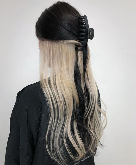 #kevinhairsalon #phillycolorist #bestcolorist #asianhairsalon #underlights #underdye #besthaircolor #philadelphia #fashionhairsalon… | Instagram Underdye Hair Blonde, Blonde Underlights, Blonde Underdye, Balayage Colors, Underdye Hair, Balayage Color, Yellow Hair, March 17, Orange Hair