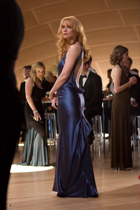 Iron Man 2008, Pepper Potts, Blue Dress, Iron Man, Blue