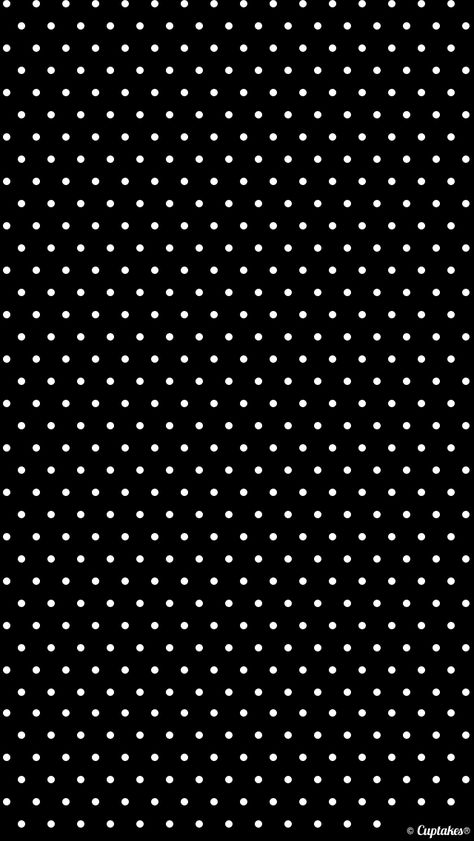 Black And White Polk A Dot Wallpaper, Cuptakes Wallpapers, Polka Dot Wallpaper, Iphone Wallpaper Lights, Polka Dots Wallpaper, Polka Dot Background, Black Phone Wallpaper, Dots Wallpaper, Lit Wallpaper