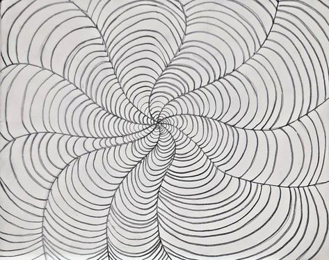 #nabendu.pi# Line Sketch, Illusion Art, Curved Lines, Color Pencil Drawing, Line Drawing, Drawing Ideas, Pencil Drawings, Colored Pencils, Line Art